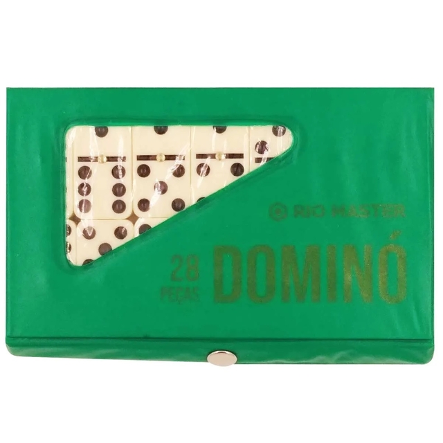 Jogo de Dominó 28 Peças 7,5mm