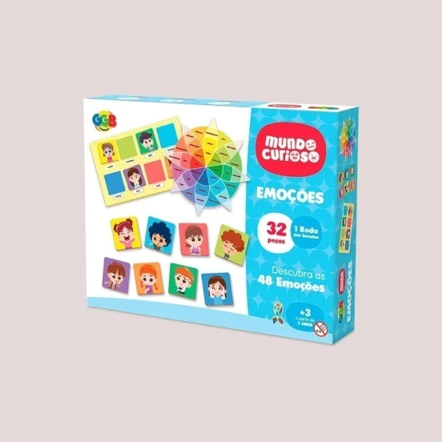 Brinquedo Educativo Emoções 32 Pcs - Ggb Plast