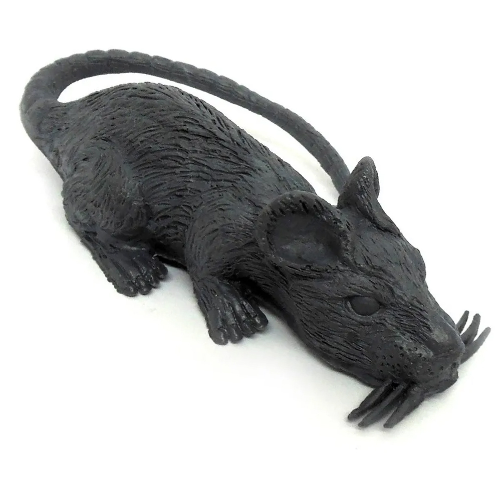 Enfeite Halloween Rato de Borracha