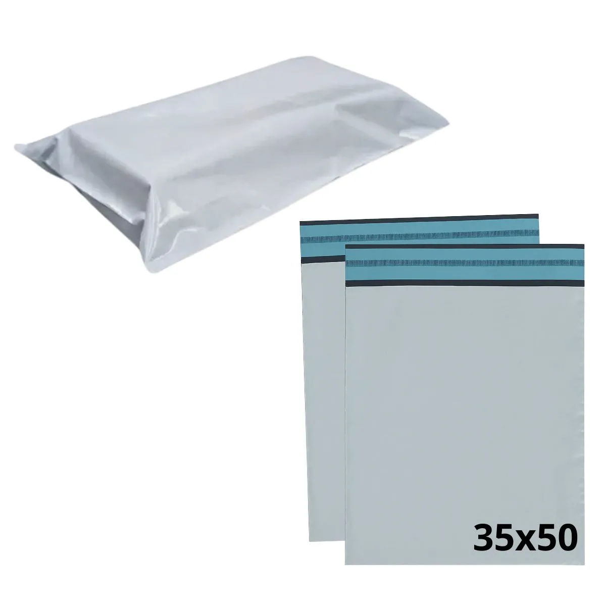 Envelope 35X50 Branco Embalagem Segurança Adesivo 100 Unidades