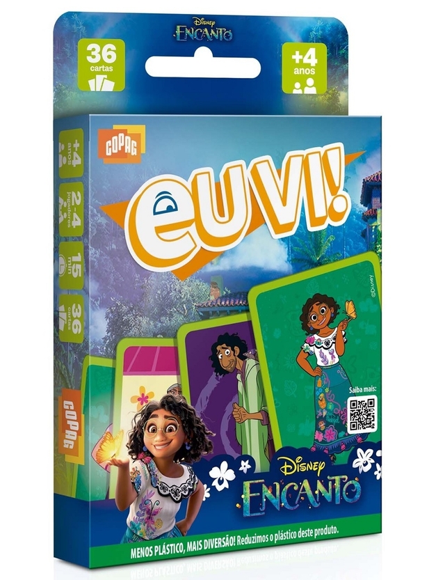 Jogo de Cartas Eu Vi! Encanto - Copag