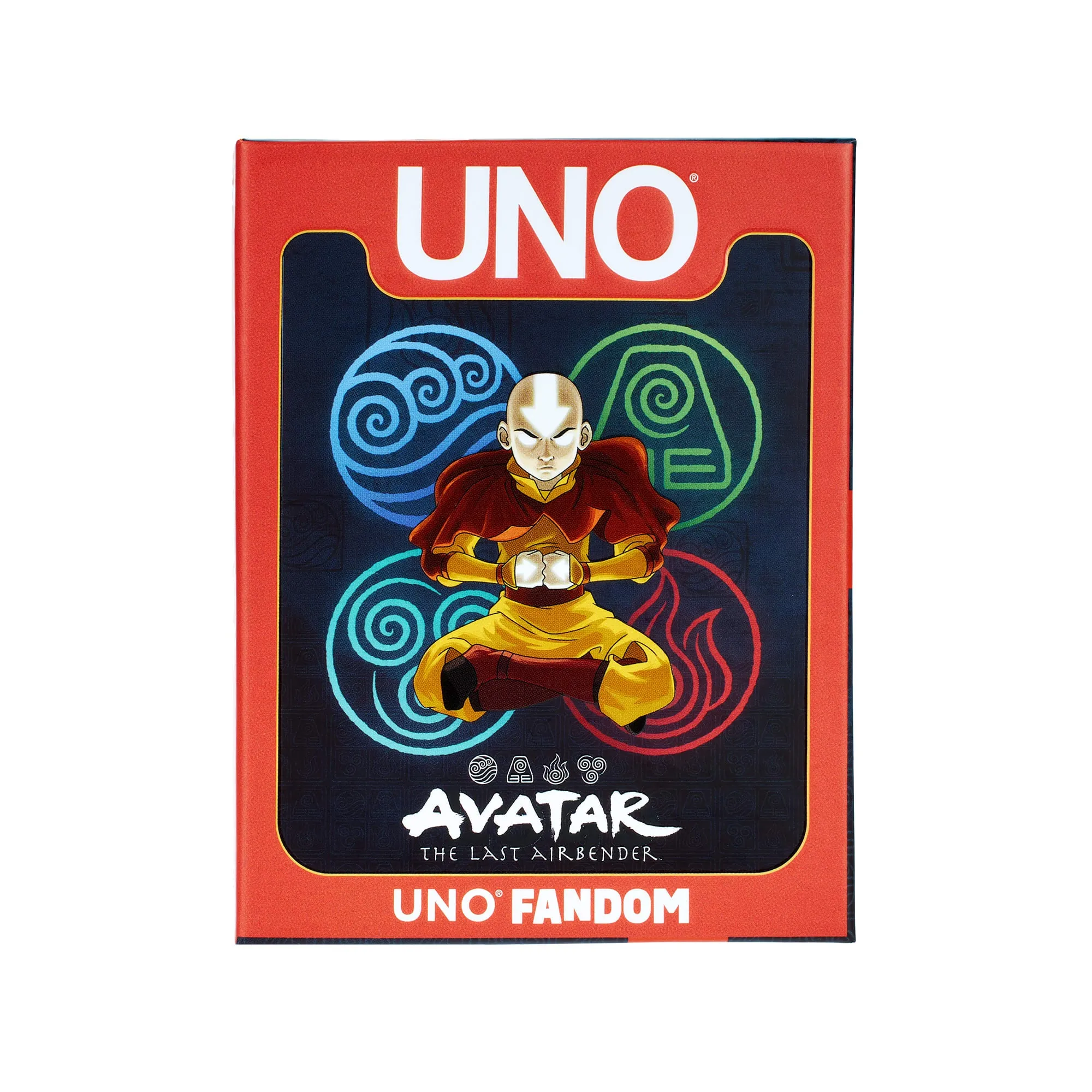 Mattel Games UNO Fandom Avatar: The Last Airbender Card Game With Collectible Foil Card For Kids, Adults & Family Night