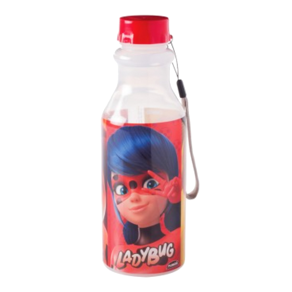 Garrafinha de Plástico Ladybug Tampa Rosca - 500ml