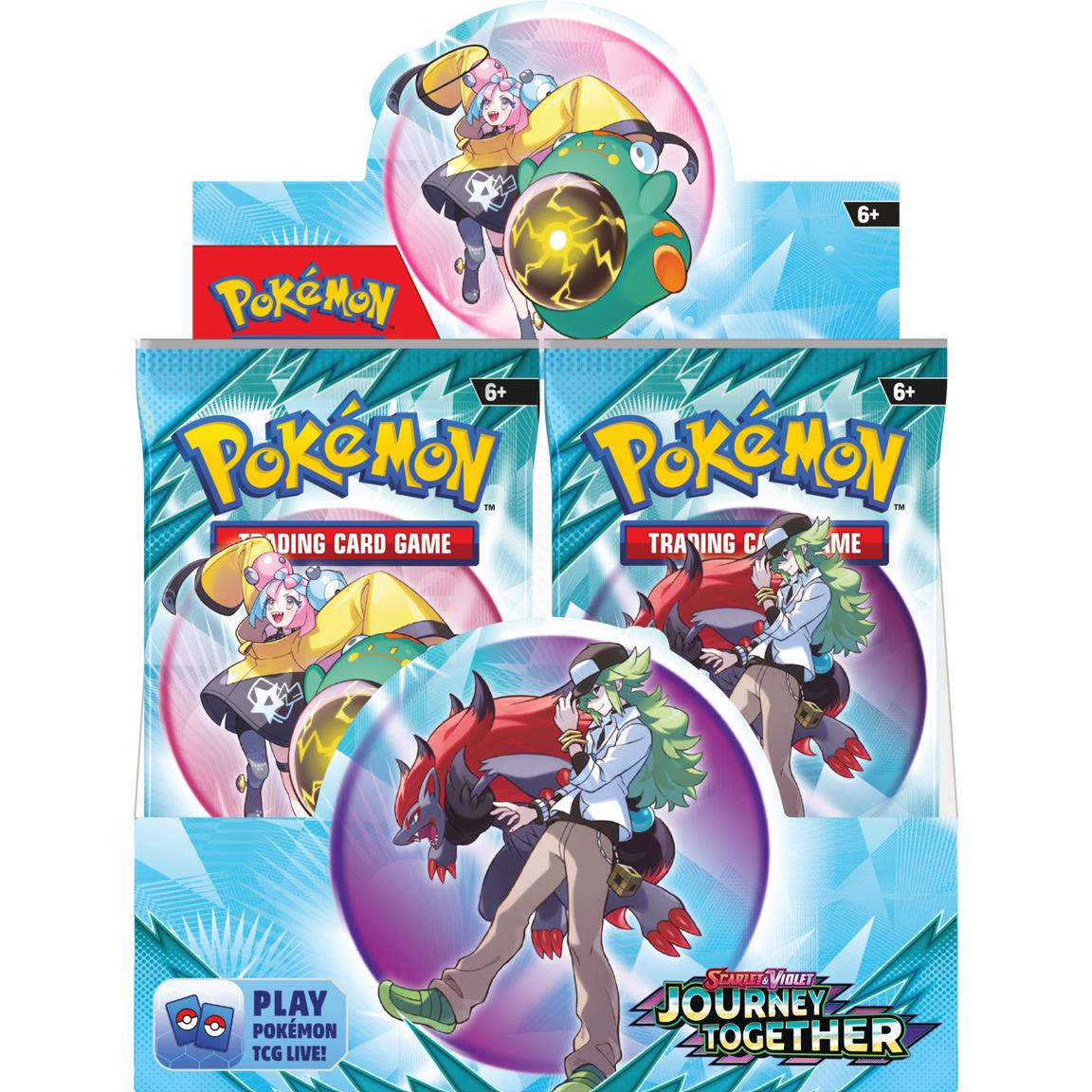 Booster Box Pokémon : Trading Card Game - Scarlet & Violet  Journey Together (Inclui 1 Carta Rara)