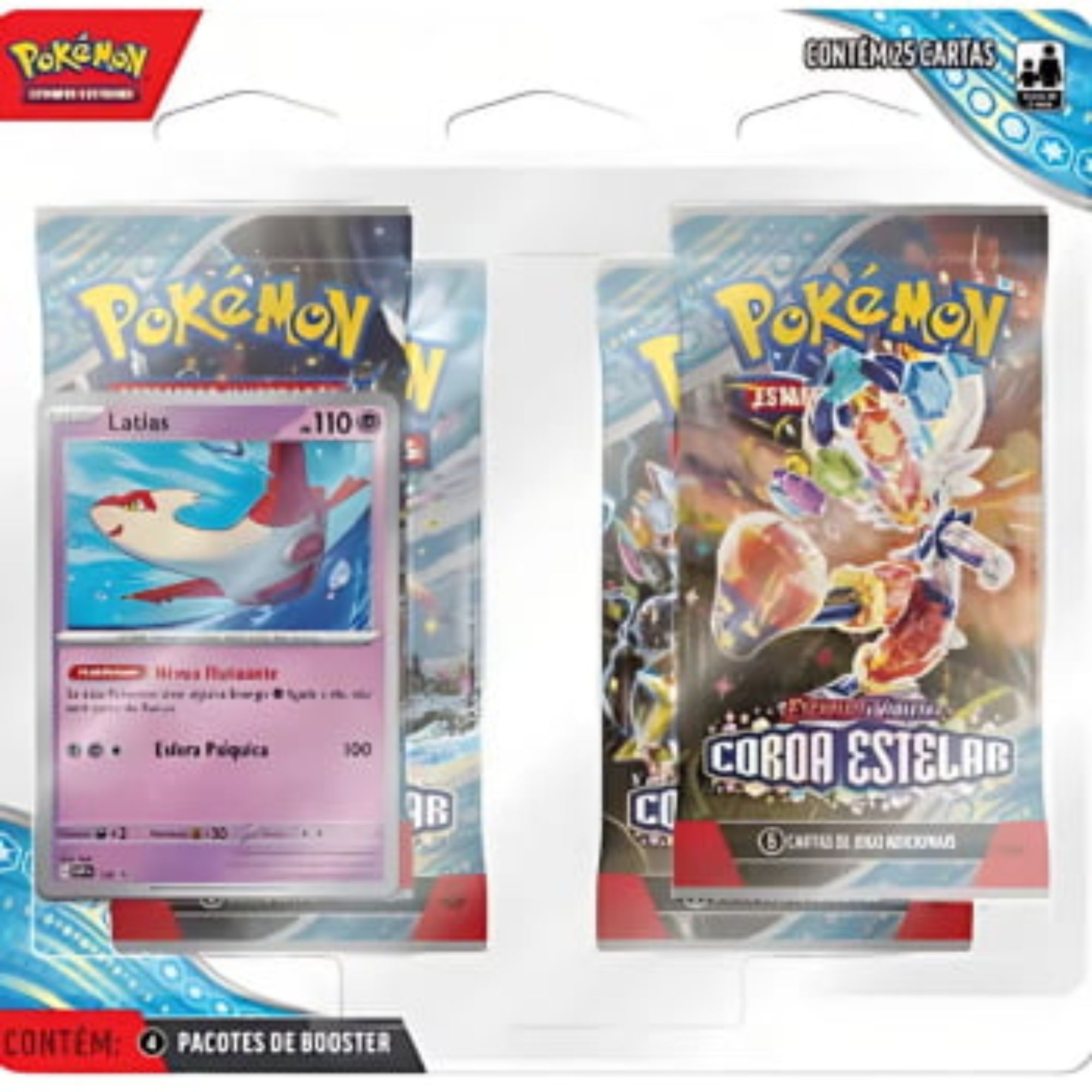 Pokémon : Coroa Estelar Blister Quadruplo -  Tinkaton ou Latias
