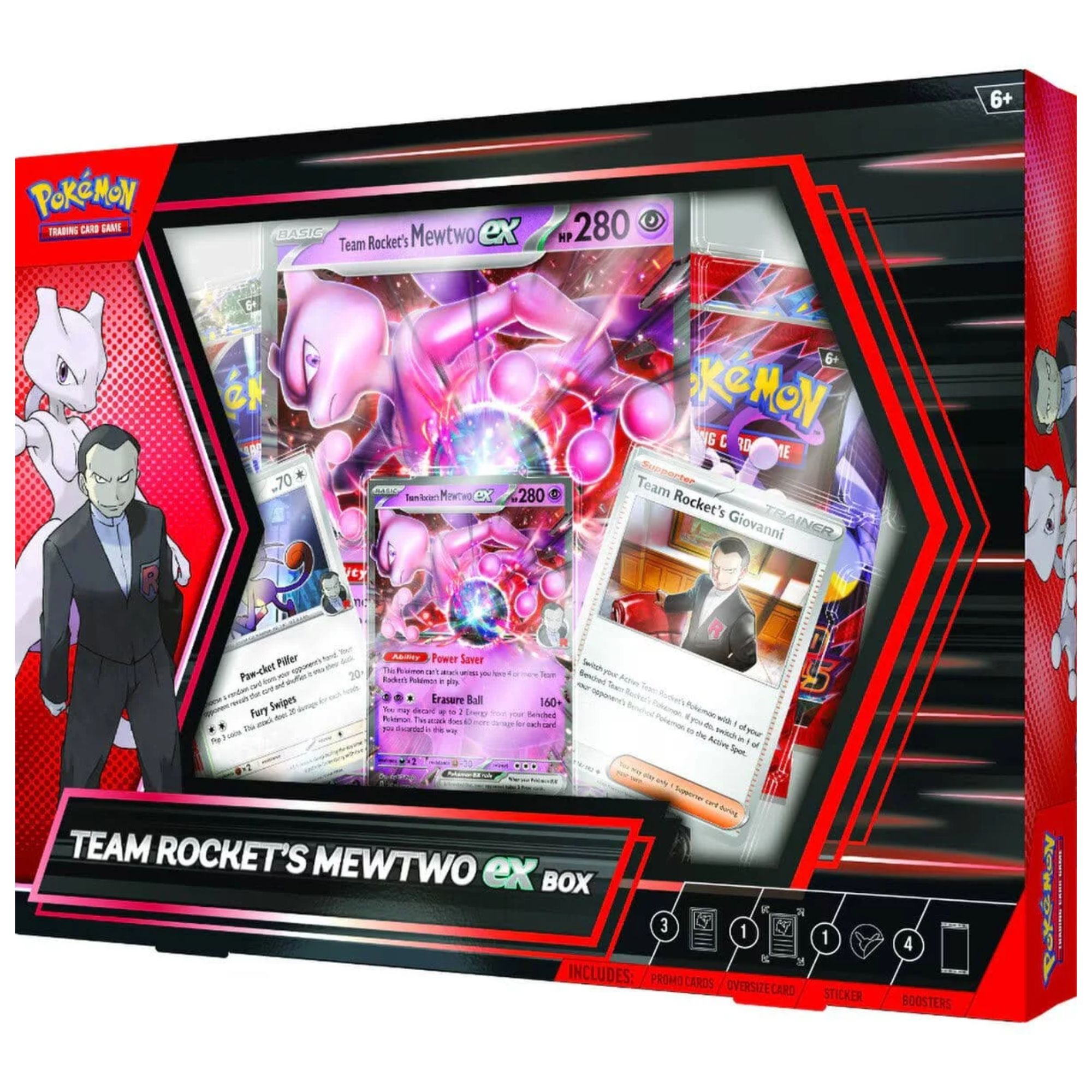 Pokémon : Team Rocket's Mewtwo ex Box - Inglês