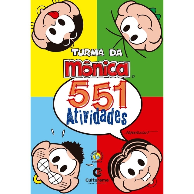 Livro 551 Atividades Turma da Mônica - Culturama