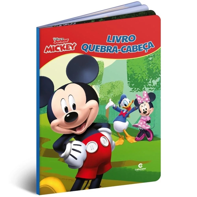 Livro Quebra-cabeça Ler e Brincar - Disney Mickey Mouse - Culturama
