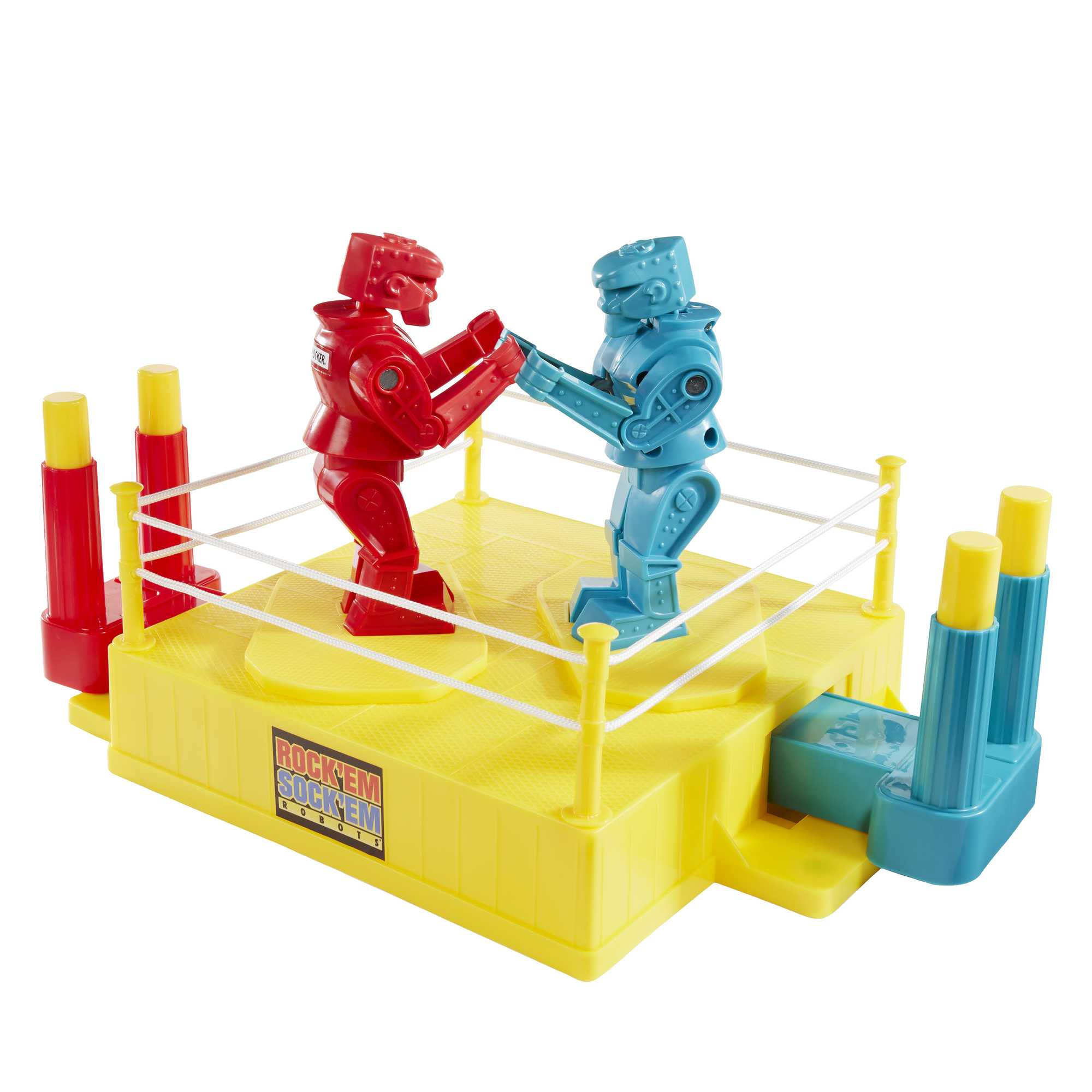 Rock 'Em Sock 'Em Robots Kids Game, Fighting Robots With Red Rocker & Blue Bomber