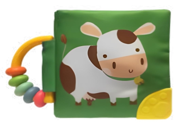 Meu livro macio com chocalho e mordedor: Vaca - Yo Yo Books