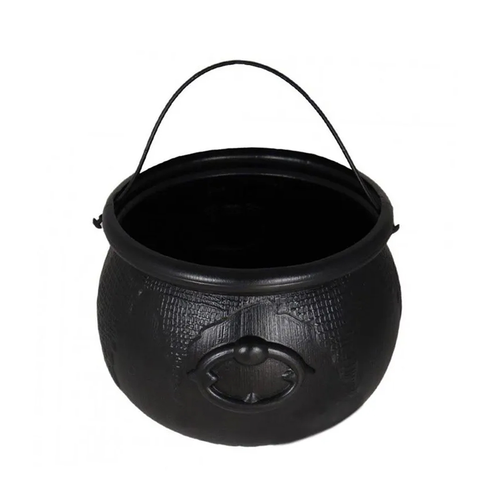 Mini Caldeirão de Bruxa Preto Halloween