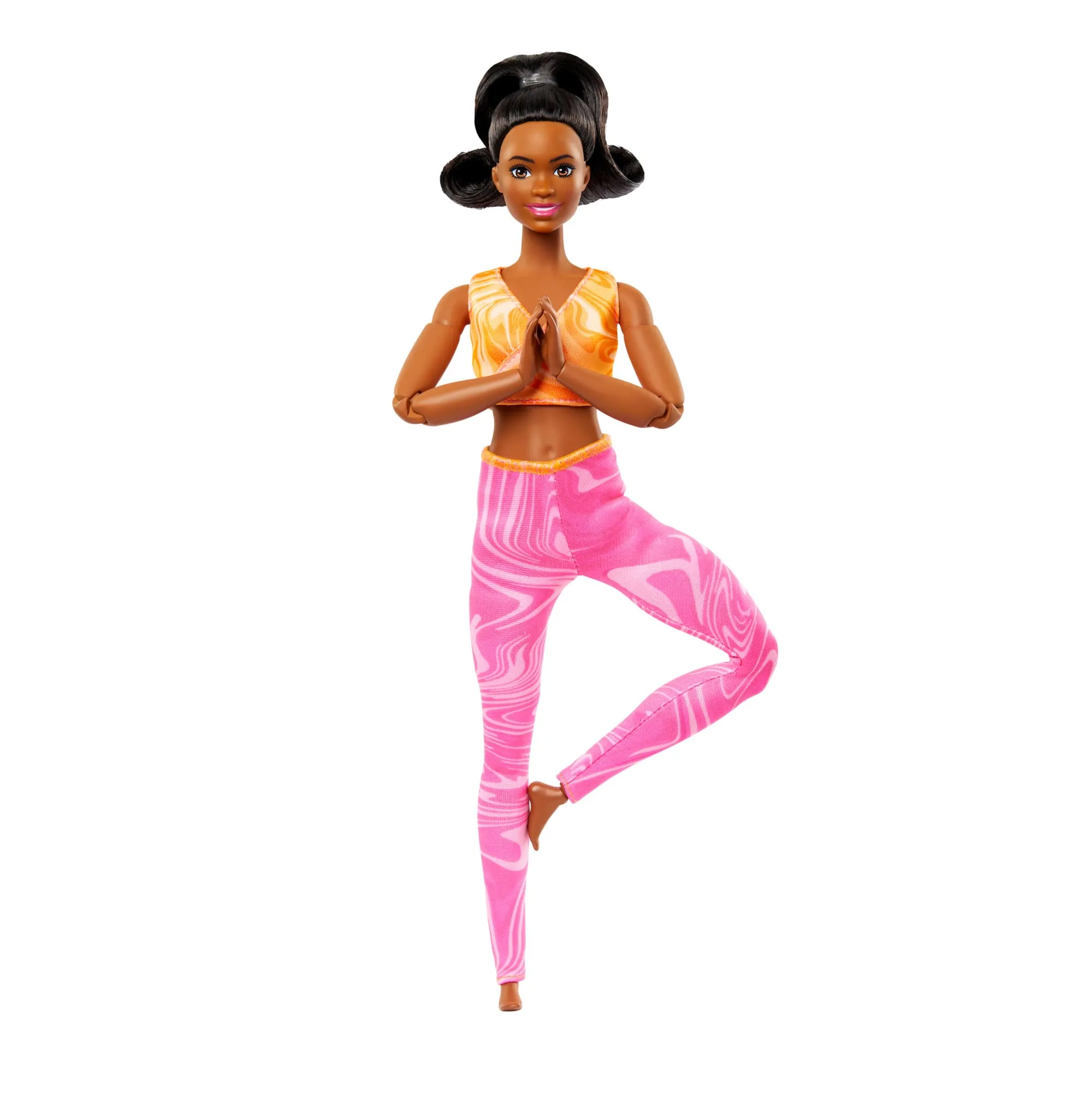 Barbie Ultra Flexible Poupée Brunette, Haut Sport et Pantalon