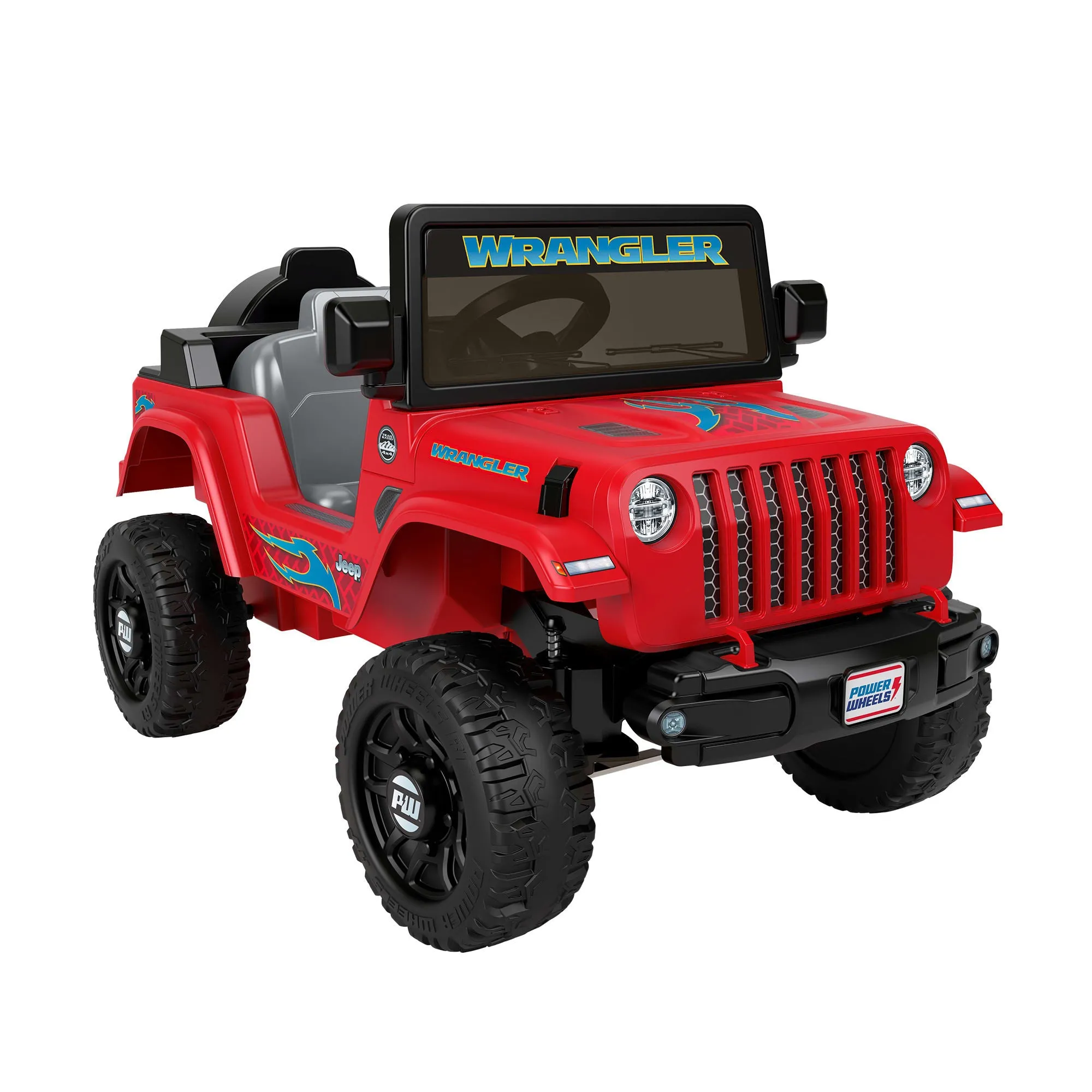 Fisher-Price Power Wheels Vehículo Montable Jeep® Wrangler 6V Rojo