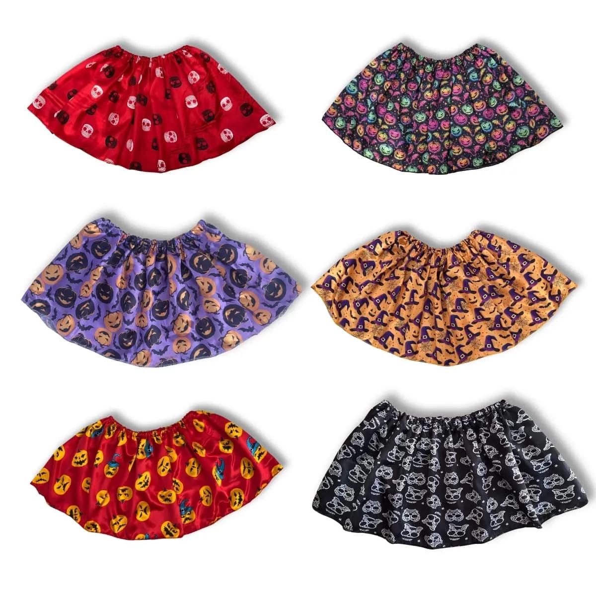 Saia Halloween Infantil Estampada para Fantasias