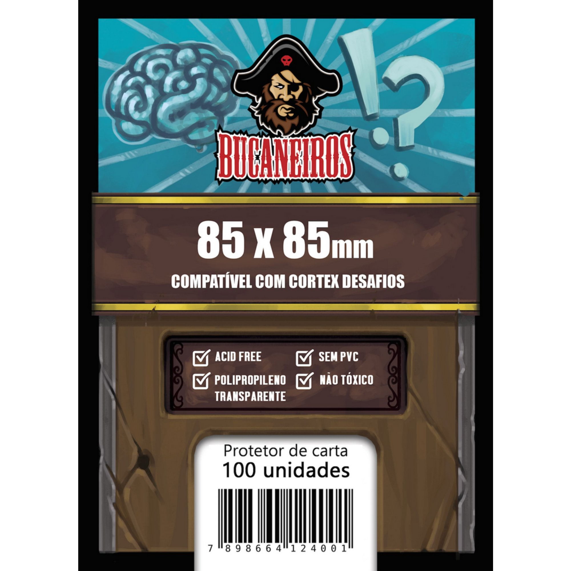 Sleeves Customizado - Cortex Desafios (85 x 85mm) Bucaneiros