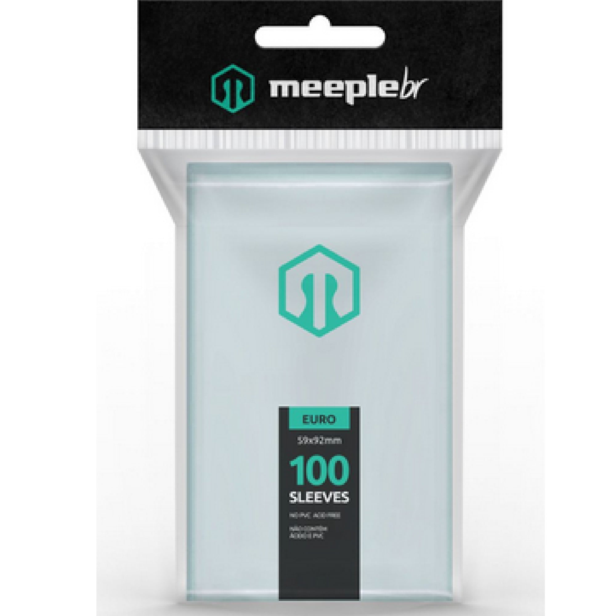 Sleeves Euro (59 x 92mm) MeepleBR