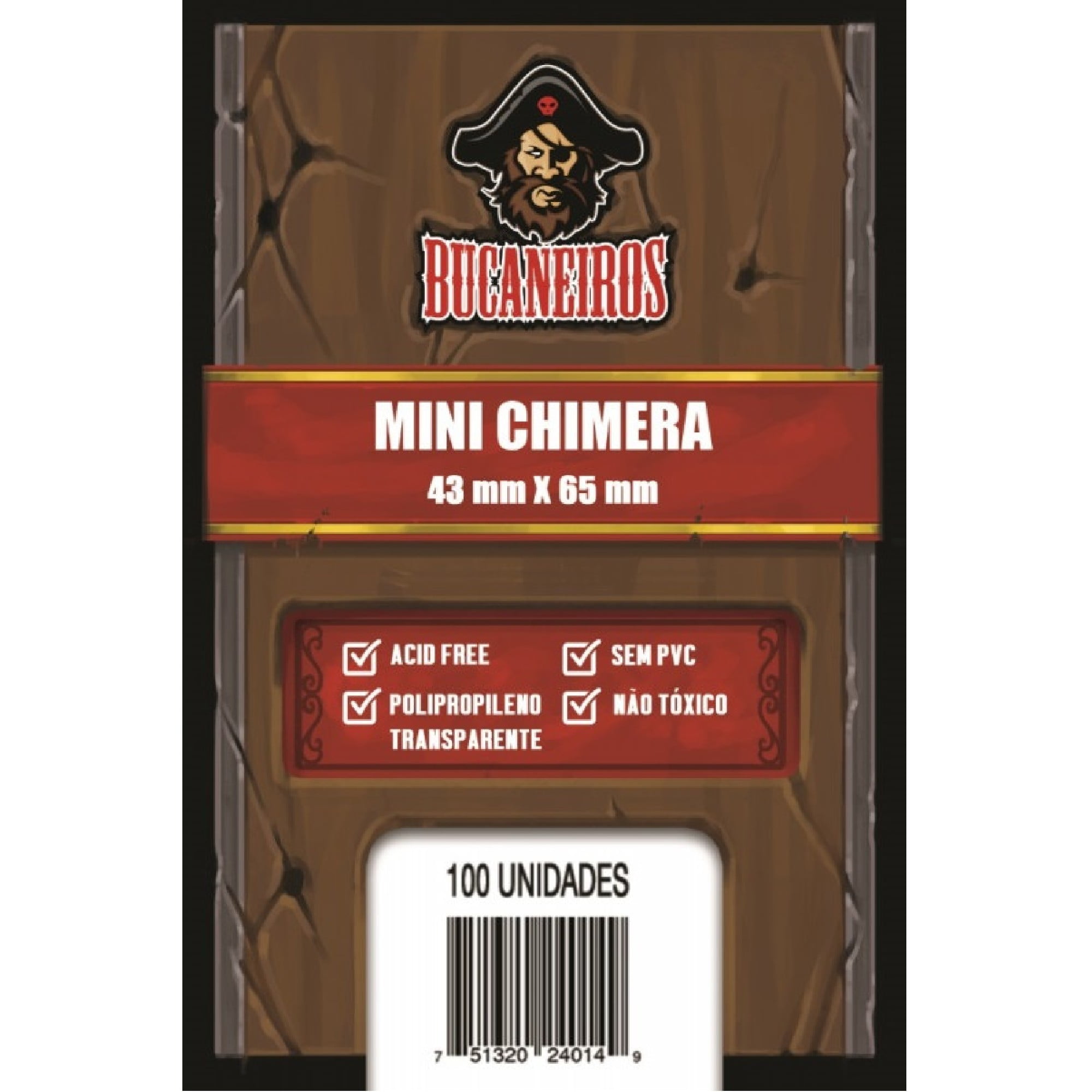 Sleeves Mini Chimera (43 x 65mm) Bucaneiros