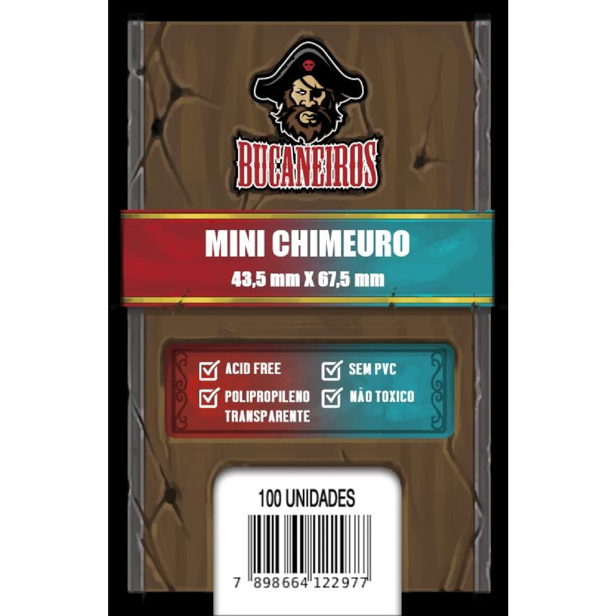 Sleeves Mini Chimeuro (43,5 x 67,5mm) Bucaneiros