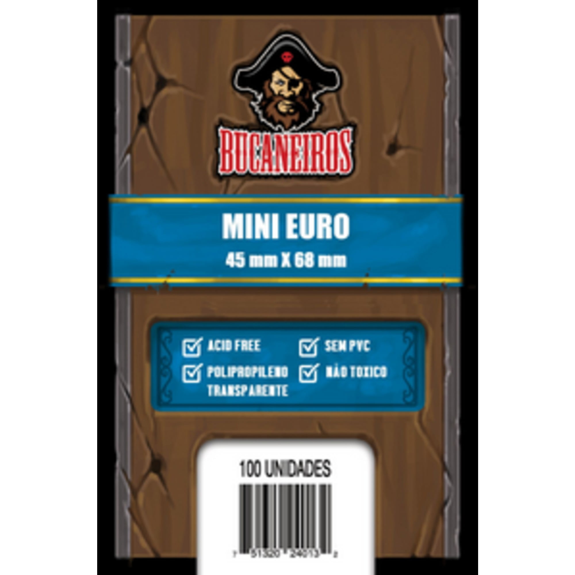Sleeves Mini Euro (45 x 68mm) Bucaneiros