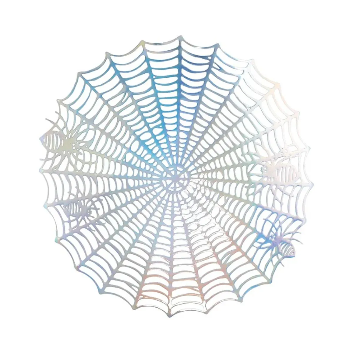 Sousplat Teia de Halloween Holográfico - 36cm