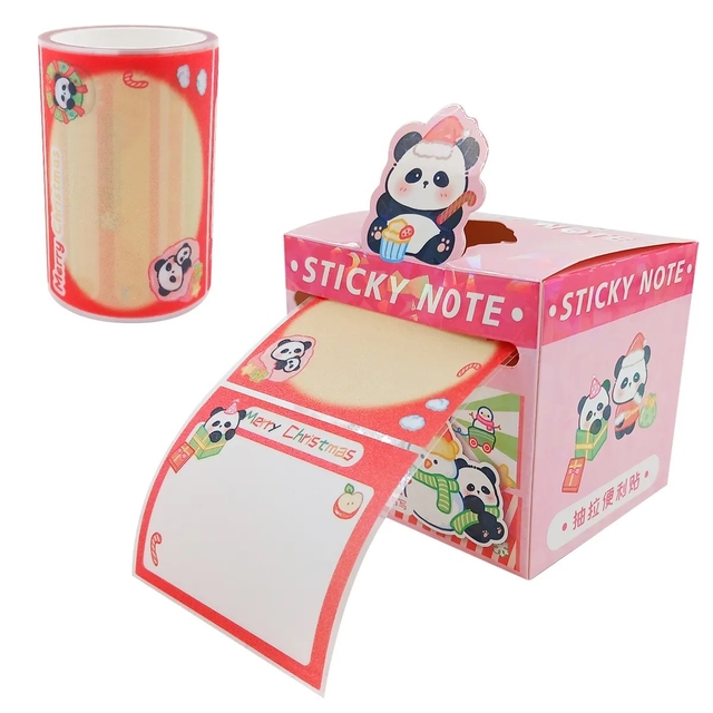 Bloco de Adesivo Panda 5,8X4,5cm 48 Folhas