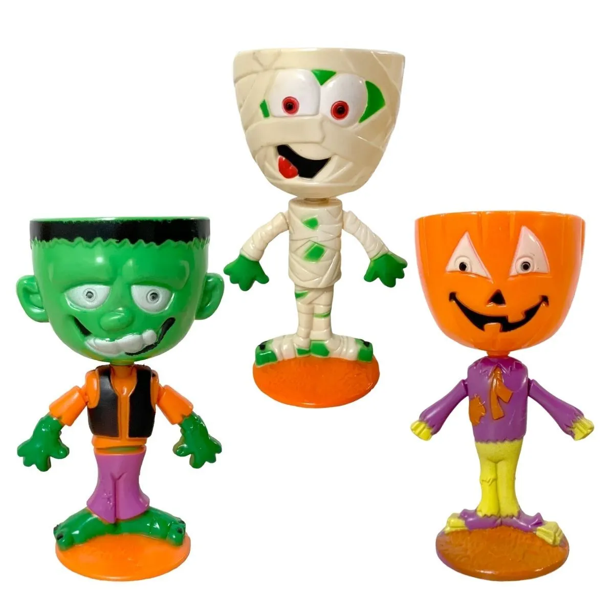 Taça Halloween de Plástico Boneco Assustador