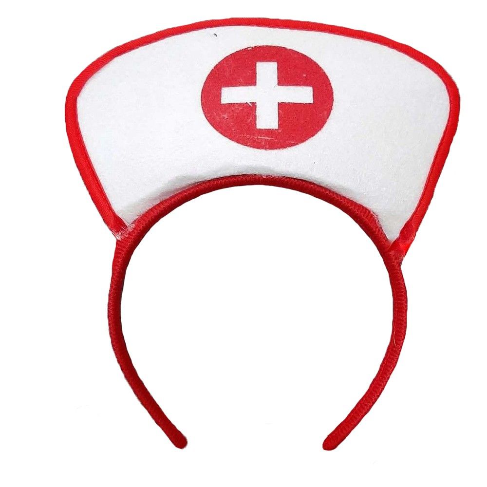 Tiara de Enfermeira Cosplay, Acessório Fantasias