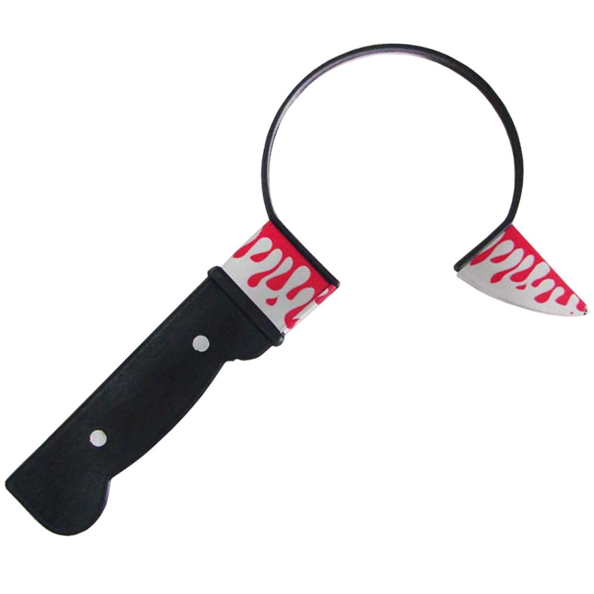 Tiara Faca na Cabeça com Sangue Halloween