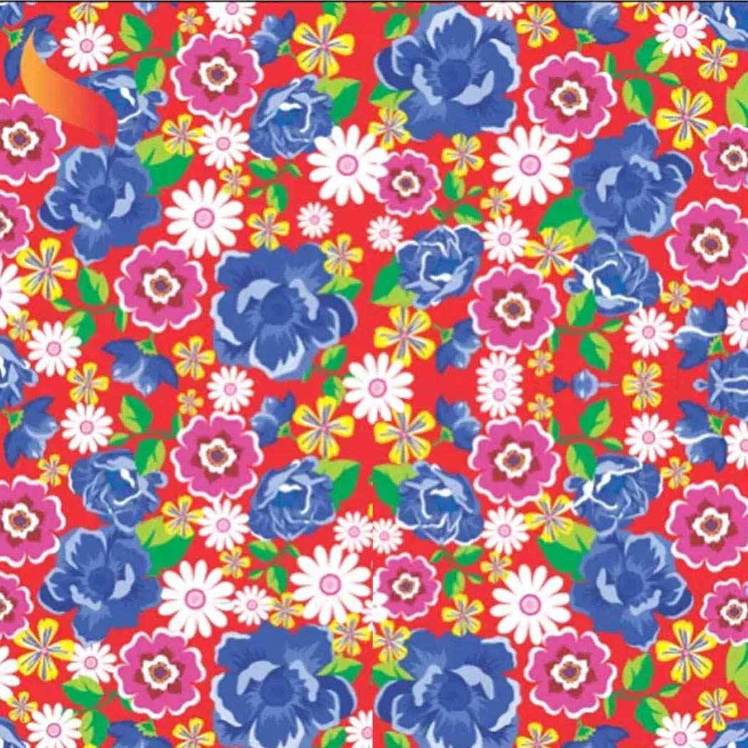 Tnt Estampado Chita Vermelha Festa Junina - 5 Metro