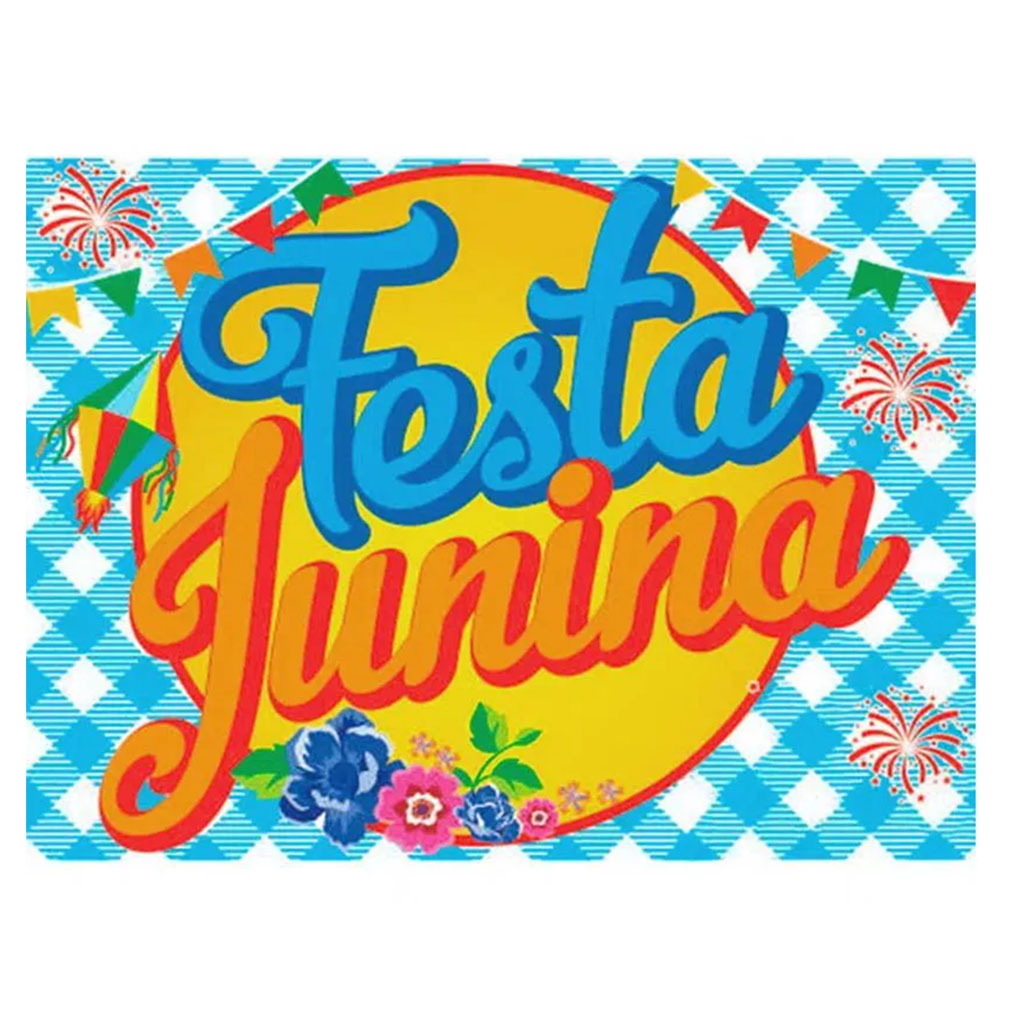 Tnt Estampado Festa Junina - Painel