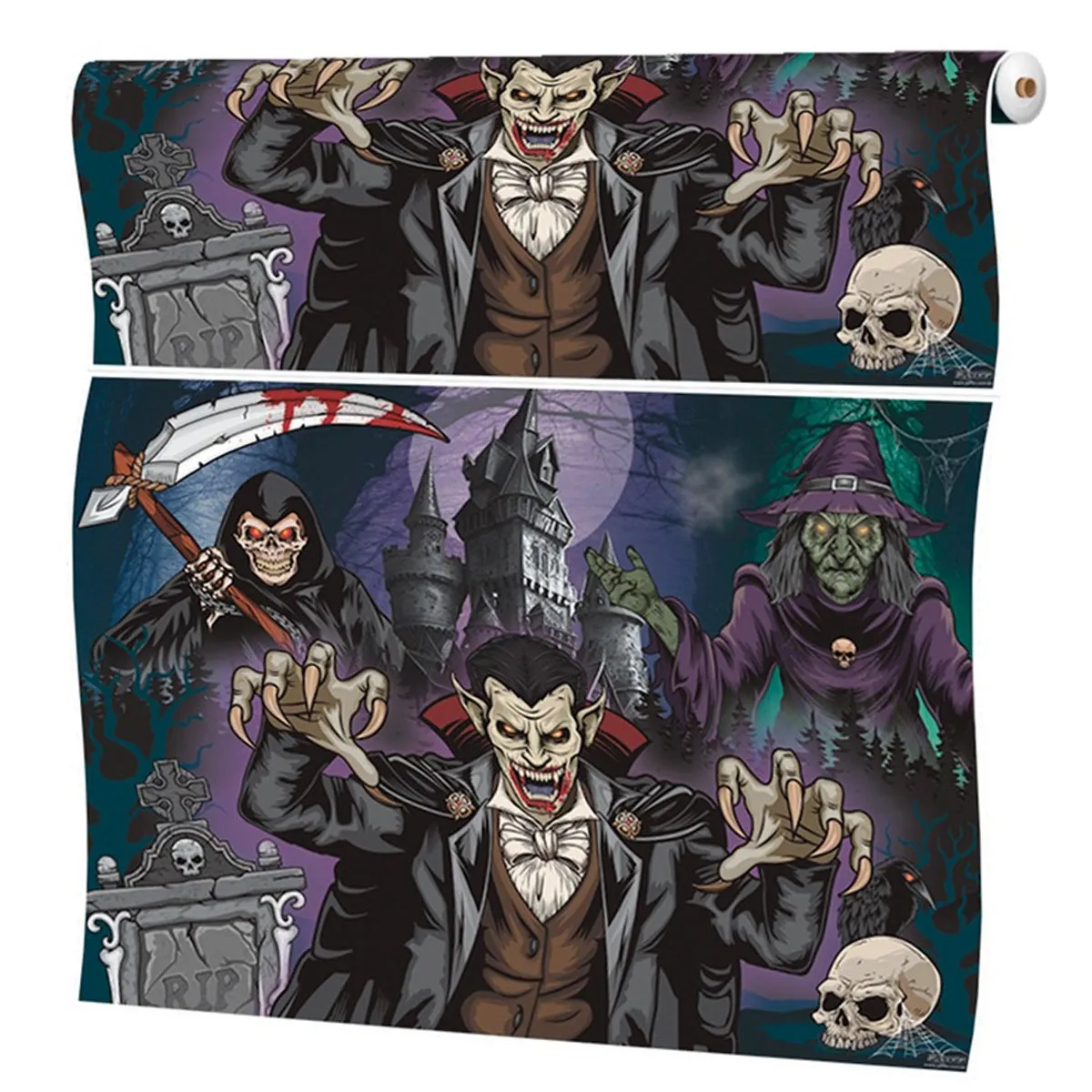 Tnt Estampado Halloween Horripilante - Painel