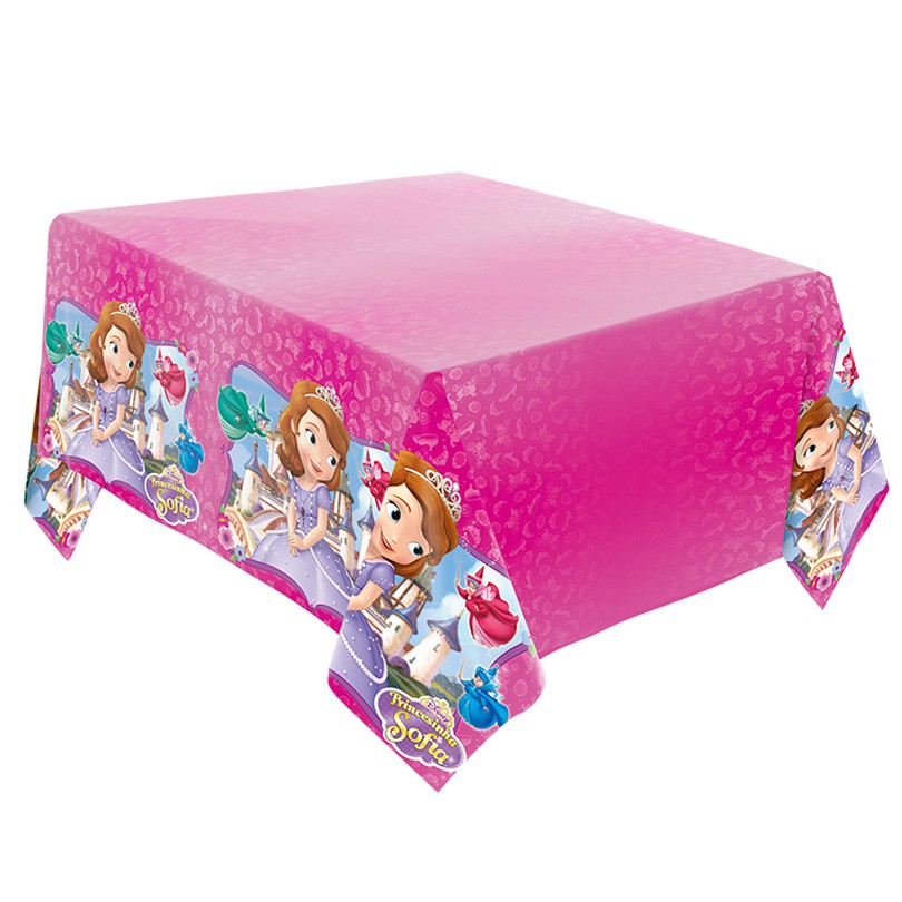 Toalha de Mesa Princesa Sofia - 1,2m x 2,2m