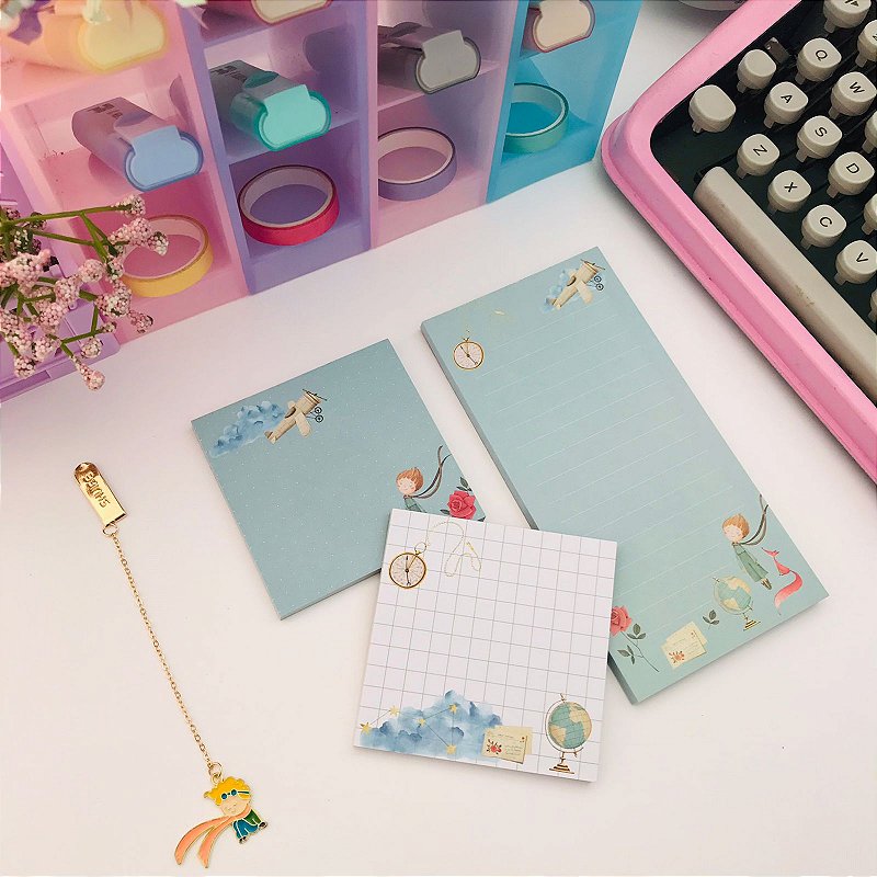 Trio de Bloquinhos Pequeno Príncipe