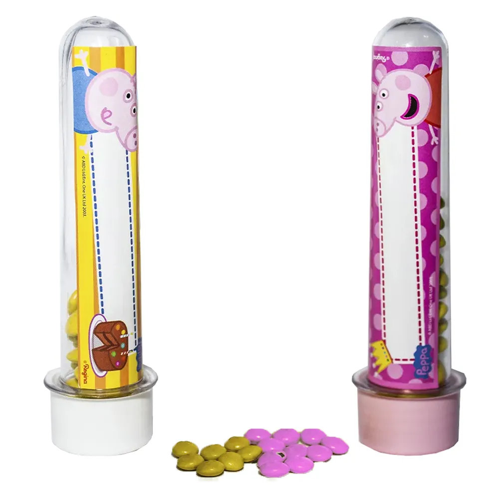 Tubete Personalizado Peppa Pig - 13cm - 10 Unidades