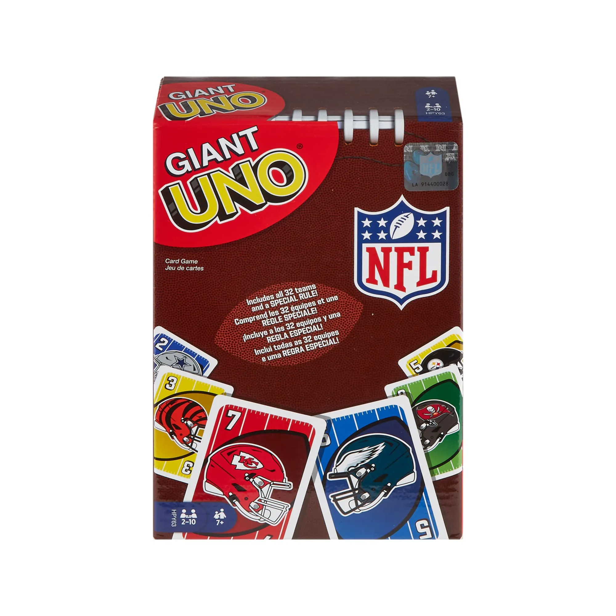 Giant UNO NFL Game