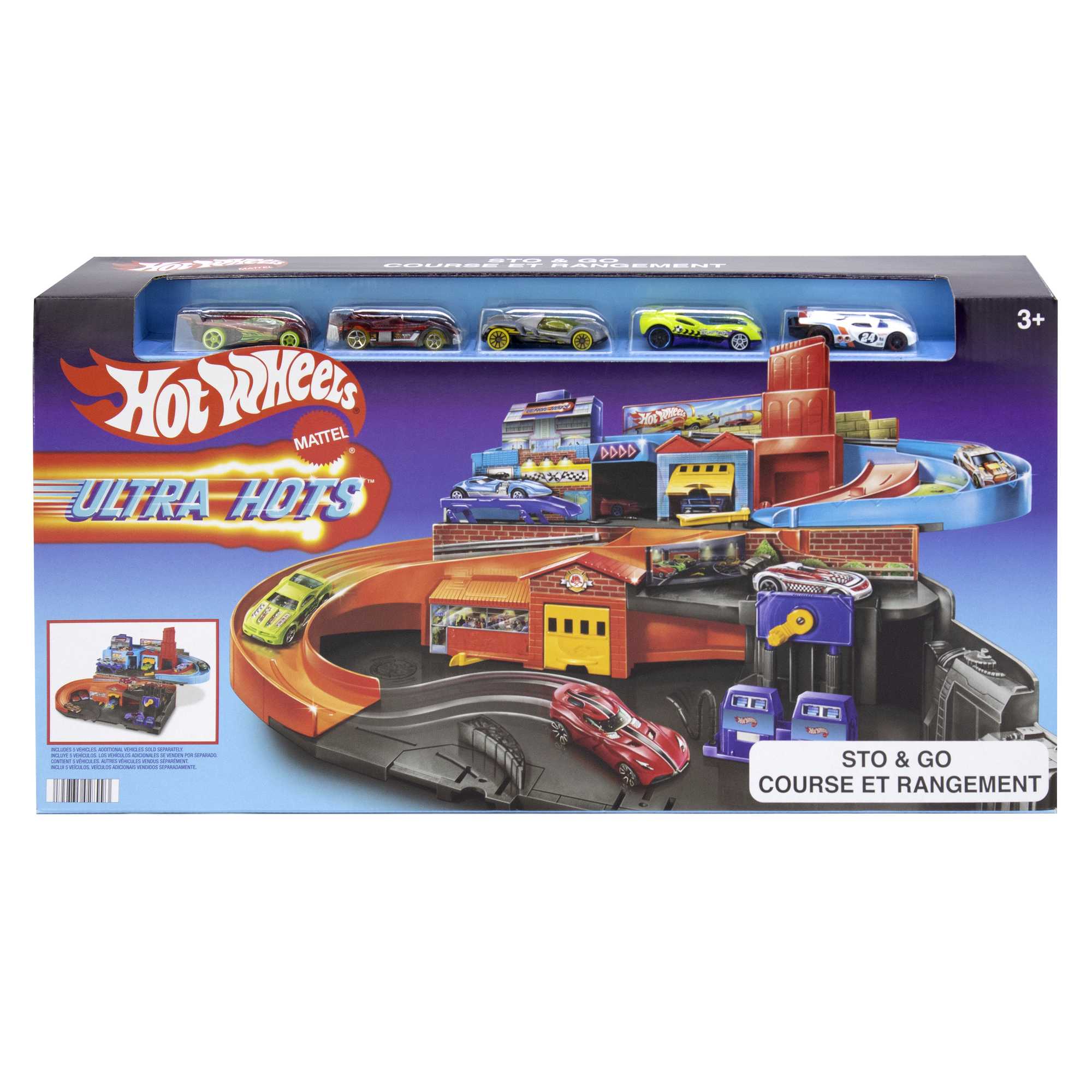 Hot Wheels® Course Et Rangement Flying Customs